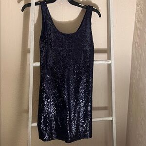 Rue21 Sparkling Navy Mini Dress
